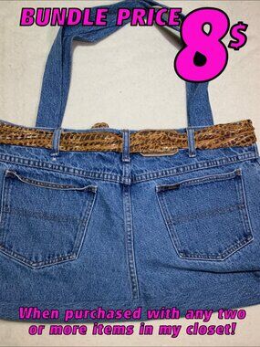 Awesome Handmade Jeans Bag
